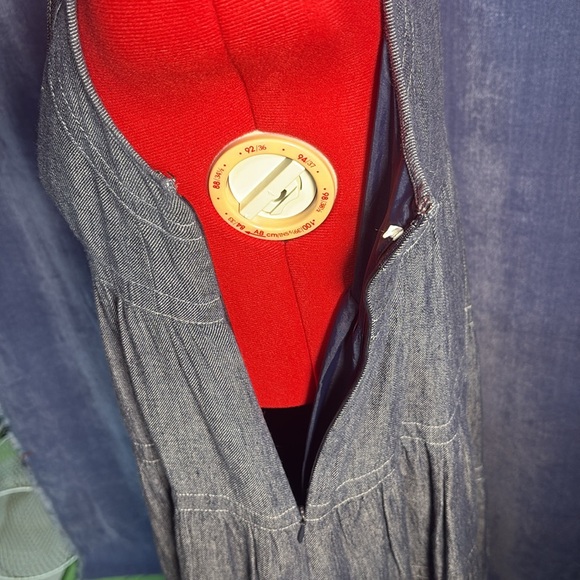 Burberry blue label Vintage denim Jeans Dresses - Picture 8 of 10